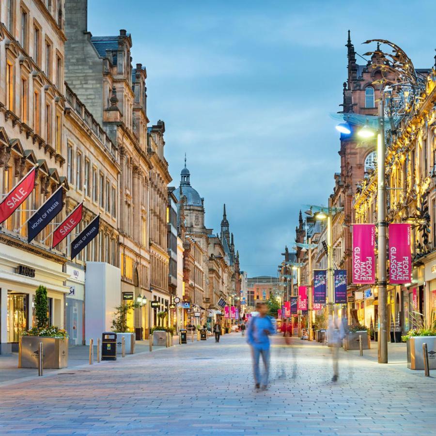 1 Bedroom Flat In The Heart Of Merchant City Glasgow Extérieur photo